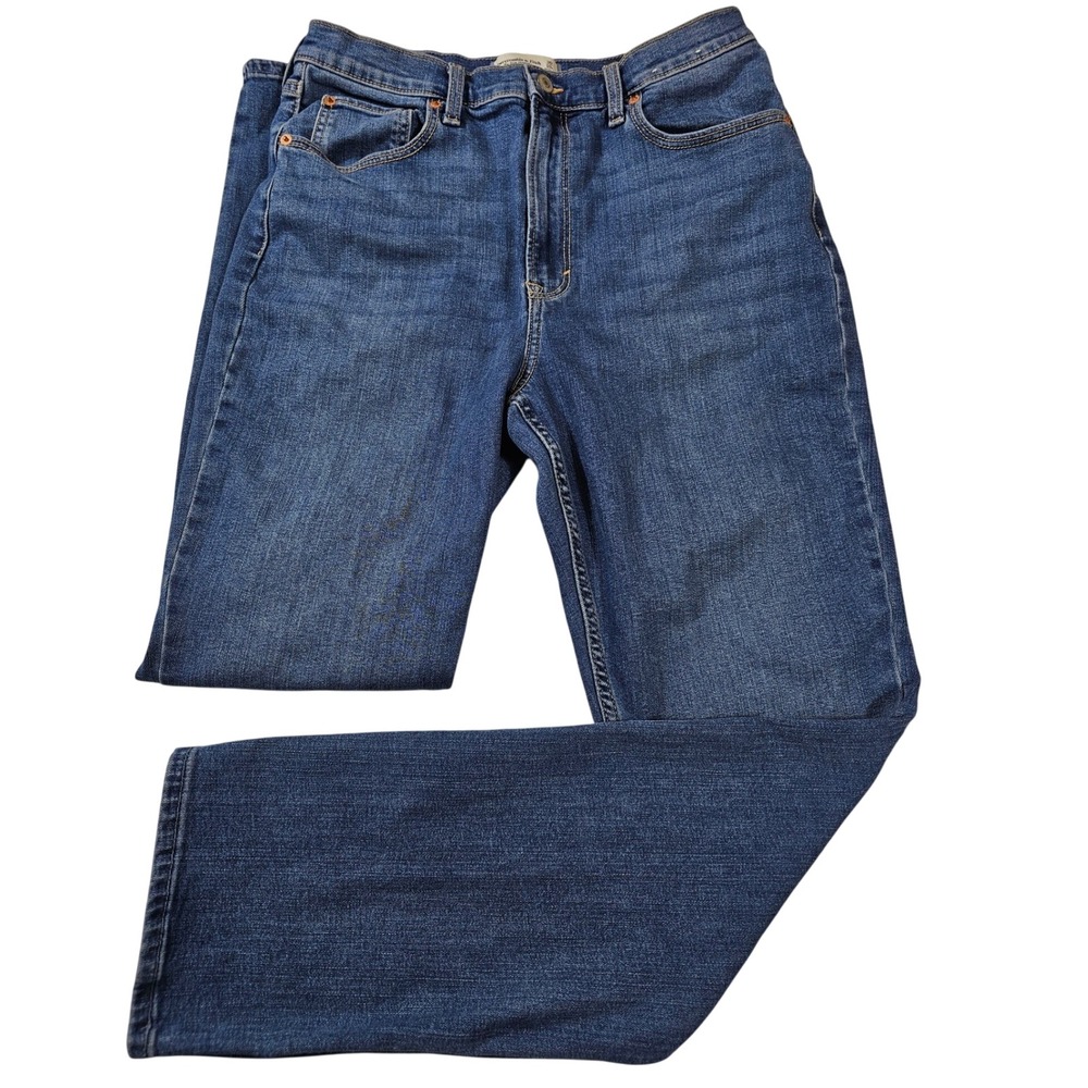 Abercrombie & Fitch Slim Straight Ultra High Rise Jeans Blue 30 10R 155D1273